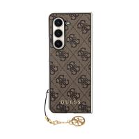 Guess 4G Charms Collection - Etui do Samsung Galaxy Z Fold 5 (brązowy)