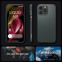 Spigen Liquid Air - Etui do iPhone 15 Pro Max (Abyss Green)