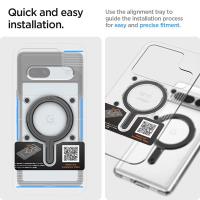 Spigen OneTap Ring Magnetic MagSafe Plate - Uniwersalny pierścień magnetyczny na etui / smartfona (Czarny)