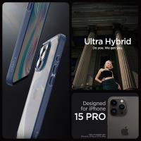 Spigen Ultra Hybrid - Etui do iPhone 15 Pro (Granatowy)