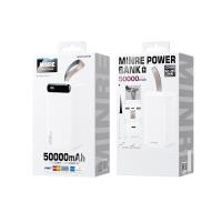 WEKOME WP-283 Minre Series - Power bank 50000 mAh Fast Charging 2x USB-A 10W + latarka LED (Biały)