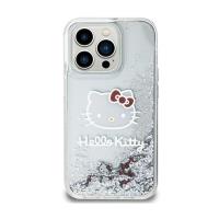 Hello Kitty Liquid Glitter Charms Kitty Head - Etui iPhone 11 (srebrny)