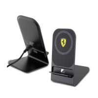 Ferrari MagSafe Desk Charger with Stand - Ładowarka indukcyjna MagSafe 15W na biurko (czarny)