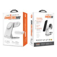 STM ChargeTree MAG - Mobilna ładowarka bezprzewodowa 3w1 z MagSafe (biały)