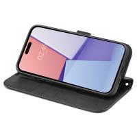 Spigen Wallet S Pro - Etui do iPhone 15 Pro (Czarny)