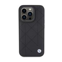 BMW Leather Quilted - Etui iPhone 15 Pro Max (czarny)