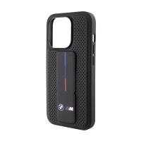 BMW Grip Stand Smooth & Perforated - Etui iPhone 15 Pro Max (czarny)