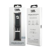 Karl Lagerfeld 3D Rubber Karl Head NFT - Pasek do Apple Watch 38/40/41 mm (czarny)