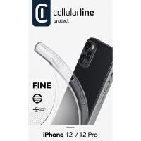 Cellularline Fine - Etui iPhone 12 / iPhone 12 Pro (przezroczysty)