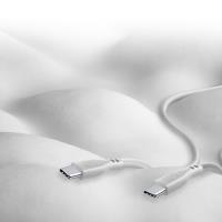 Cellularline Soft Cable - Kabel USB-C do USB-C 1.2 m (szary)