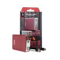 WEKOME WP-27 Tint Series - Power bank 10000 mAh Super Fast Charging USB-C PD 20W + 2x USB-A QC3.0 22.5W (Czerwony)