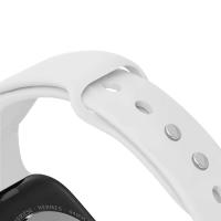 Crong Liquid - Pasek do Apple Watch 42/44/45/49 mm (biały)