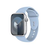 Crong Liquid - Pasek do Apple Watch 42/44/45/49 mm (błękitny)