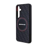 AMG Silicone Carbon Pattern MagSafe - Etui Samsung Galaxy S24 (czarny)