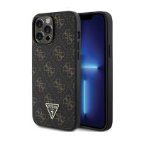 Guess 4G Triangle Metal Logo - Etui iPhone 14 Pro (czarny)