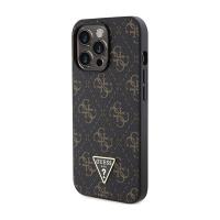 Guess 4G Triangle Metal Logo - Etui iPhone 14 Pro (czarny)