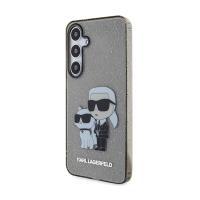 Karl Lagerfeld IML Glitter Karl & Choupette - Etui Samsung Galaxy S24+ (czarny)