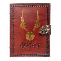 Harry Potter - Skórzany notatnik 13,5x18 cm (Brązowy)