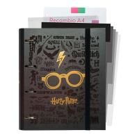 Harry Potter - Segregator A4 z kartkami (4 ringi, gumka)