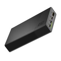 Green Cell PowerPlay20s - Power Bank 20000 mAh z szybkim ładowaniem USB-A QuickCharge 3.0 oraz 2x USB-C Power Delivery 22.5W (czarny)