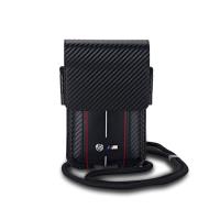 BMW Carbon Red Stripes Wallet Bag - Torebka na telefon (czarny)