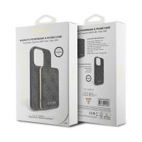 Guess Bundle Pack MagSafe 4G Metal Gold Logo - Zestaw etui + Power Bank 5000mAh MagSafe iPhone 15 Pro (czarny)