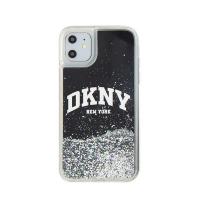 DKNY Liquid Glitter Big Logo - Etui iPhone 11 (czarny)