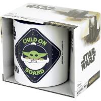 Star Wars - Kubek ceramiczny w pudełku prezentowym 300 ml (The Mandalorian Baby Yoda)