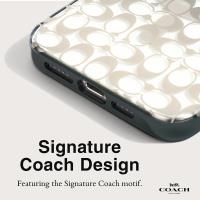 Coach Signature C Ombre MagSafe - Etui iPhone 15 Pro (Deep Forest)