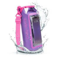 Case-Mate Waterproof Phone Dry Bag - Wodoodporna torebka z kieszenią na telefon do 7” (Purple Paradise)