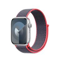Crong Nylon - Pasek sportowy do Apple Watch 42/44/45/49 mm (Electric Pink)