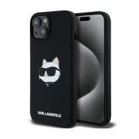 Karl Lagerfeld Silicone Choupette Head MagSafe - Etui iPhone 15 / 14 / 13 (czarny)