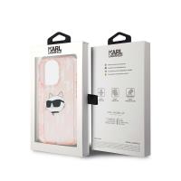 Karl Lagerfeld IML Choupette Head & Monogram - Etui iPhone 15 Pro (różowy)