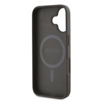 Guess 4G Printed Stripes MagSafe - Etui iPhone 16 Plus (brązowy)