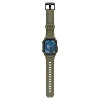 Spigen Rugged Armor Pro - Pasek z obudową do Apple Watch 10 46 mm (Vintage Khaki)