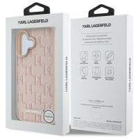 Karl Lagerfeld Hot Stamp MagSafe - Etui iPhone 16 (różowy)