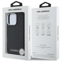 Karl Lagerfeld FW Metal Plate MagSafe - Etui iPhone 16 Pro Max (czarny)