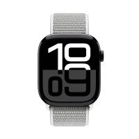 Crong Nylon - Pasek sportowy do Apple Watch 44/45/46/49 mm (Silver Grey)