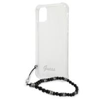 Guess Black Pearl Strap - Etui iPhone 12 Pro Max (przezroczysty)