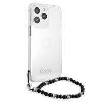 Guess Black Pearl Strap - Etui iPhone 13 Pro Max (przezroczysty)