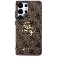Guess Big 4G Logo Classic Logo - Etui do Samsung Galaxy S25 Ultra (brązowy)