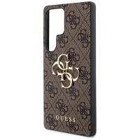Guess Big 4G Logo Classic Logo - Etui do Samsung Galaxy S25 Ultra (brązowy)