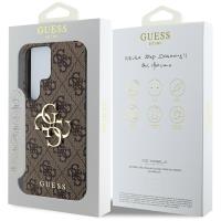 Guess Big 4G Logo Classic Logo - Etui do Samsung Galaxy S25 Ultra (brązowy)