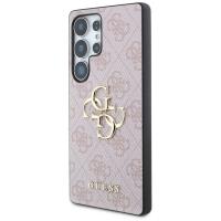 Guess Big 4G Logo Classic Logo - Etui do Samsung Galaxy S25 Ultra (różowy)