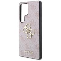 Guess Big 4G Logo Classic Logo - Etui do Samsung Galaxy S25 Ultra (różowy)