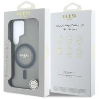 Guess Rhinestones Printed Classic Logo MagSafe - Etui do Samsung Galaxy S25 Ultra (czarny)