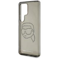 Karl Lagerfeld Rhinestones Karl Head Logo - Etui Samsung Galaxy S25 Ultra (czarny)