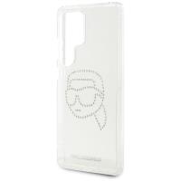 Karl Lagerfeld Rhinestones Karl Head Logo - Etui Samsung Galaxy S25 Ultra (przezroczysty)