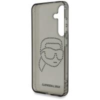 Karl Lagerfeld Rhinestones Karl Head Logo - Etui Samsung Galaxy S25 (czarny)