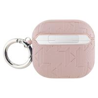 Karl Lagerfeld Monogram Karl & Choupette Head - Etui AirPods 4 (różowy)